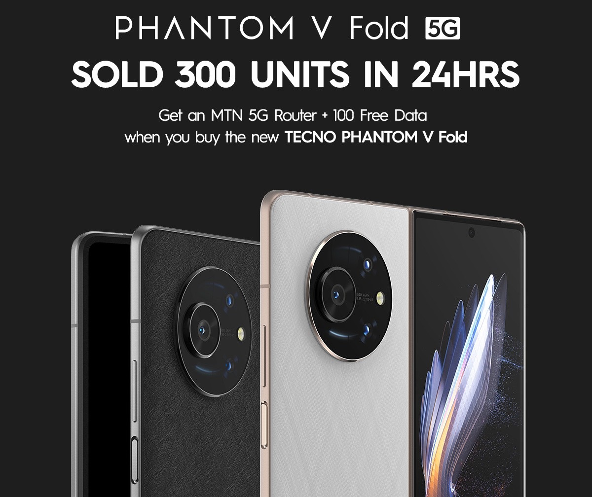 Tecno sold 300 units of Phantom V Fold just within 24 hours | DroidAfrica