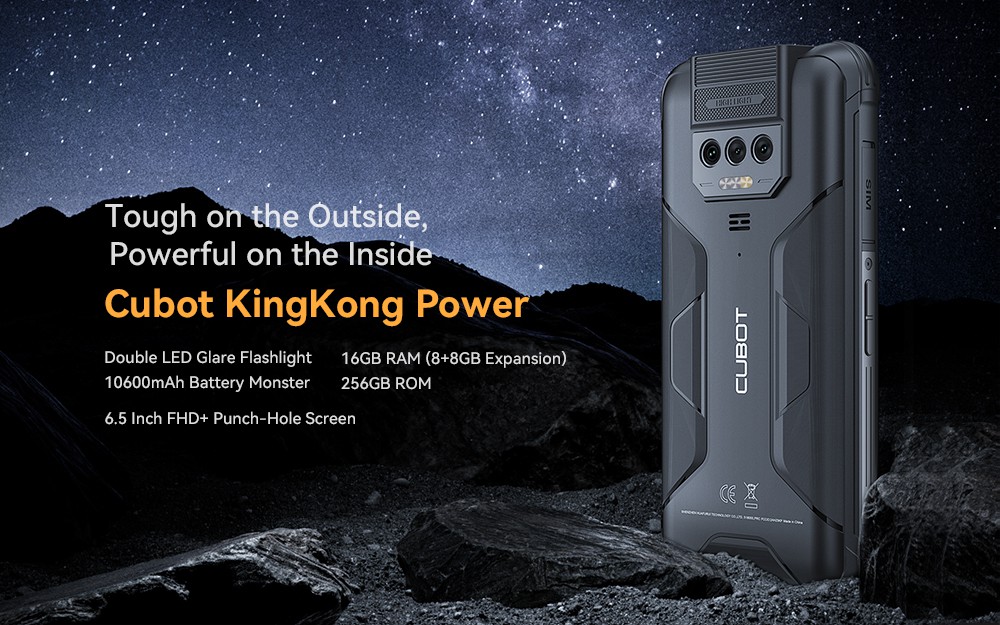 Cubot KingKong Power with MediaTek MT8788 and 10,600mAh battery announced | DroidAfrica