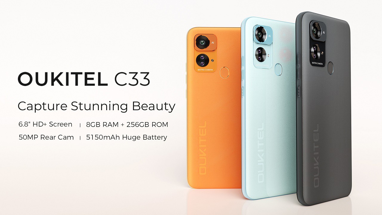 Oukitel C33 with 6.8 inches, Tiger T606 and a 5150mAh battery announced | DroidAfrica