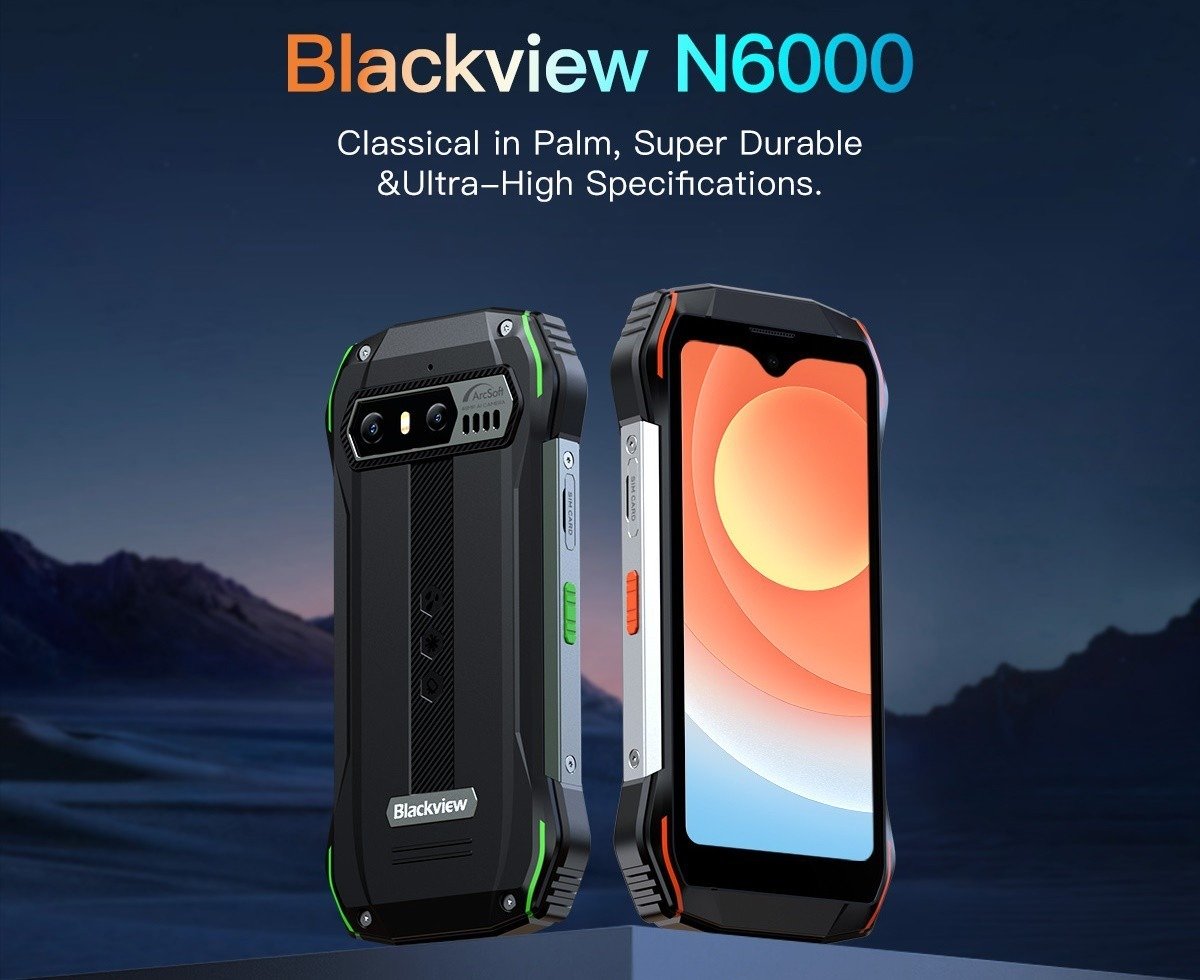 超格安 コンパクトタフネススマホ Blackview n6000 - スマートフォン