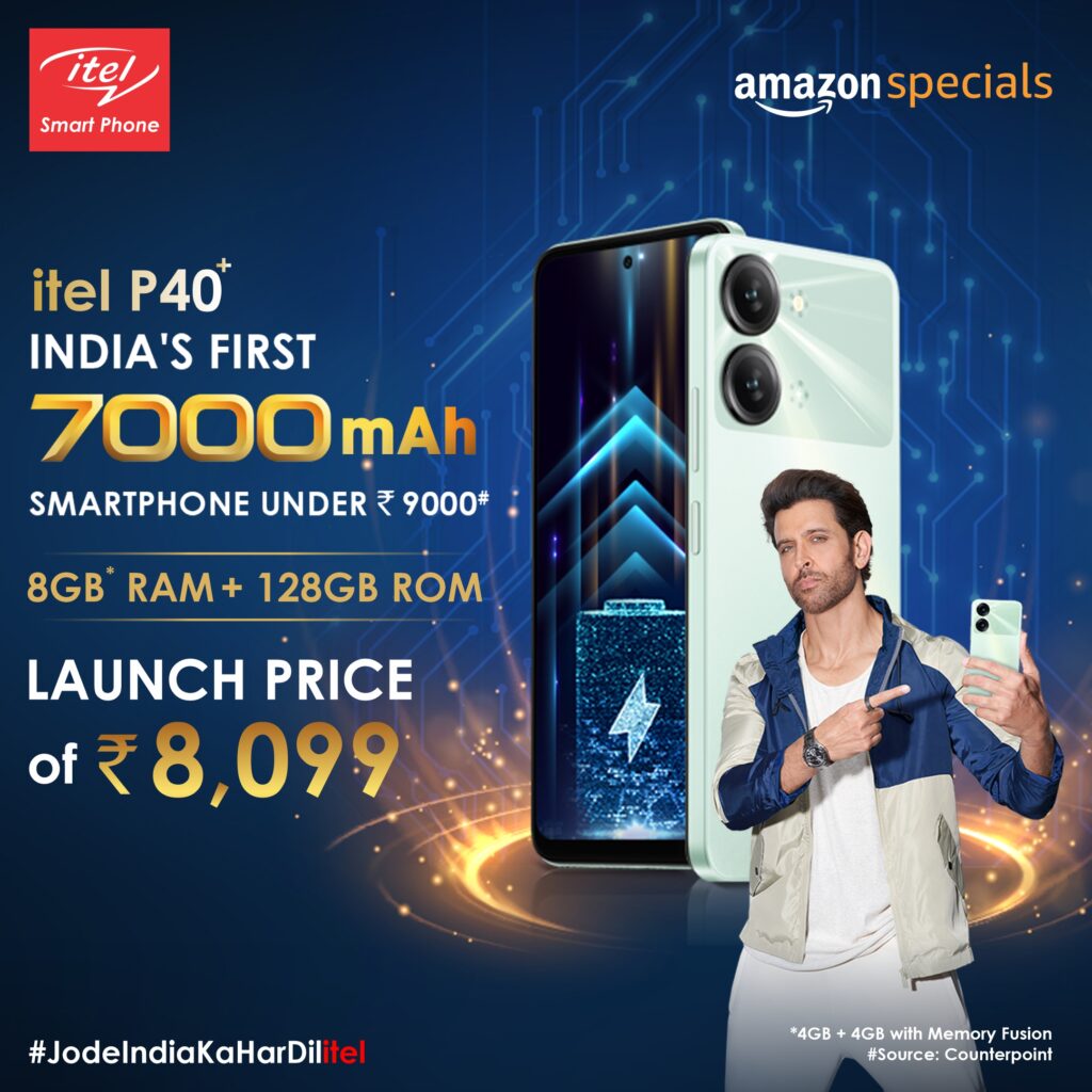 Itel P40+ and the A60s officially arrives in India starting from Rs. 6,299 | DroidAfrica