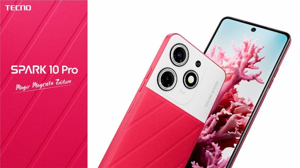 TECNO Launches SPARK 10 Pro Magic Magenta Edition with Luminous Eco-Leather | DroidAfrica