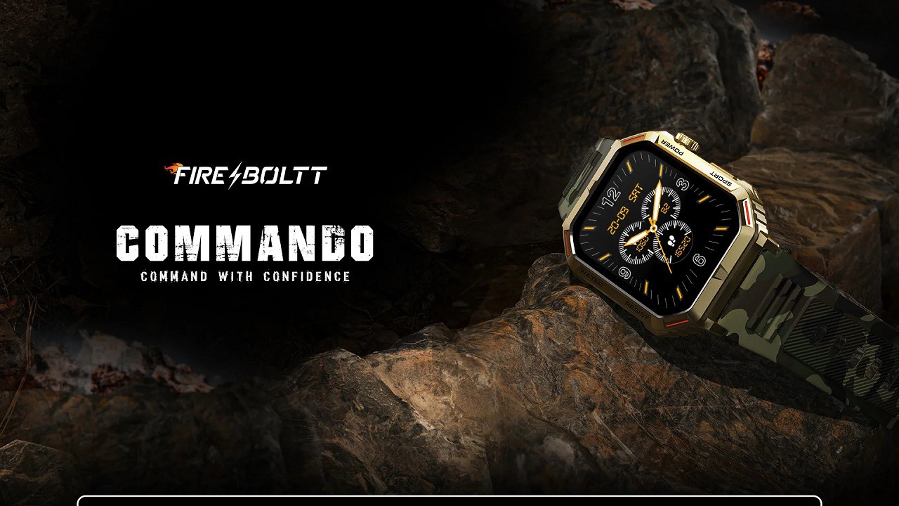 Military-themed Fire-Boltt Commando Smartwatch with 1.91-inches Screen Announced | DroidAfrica