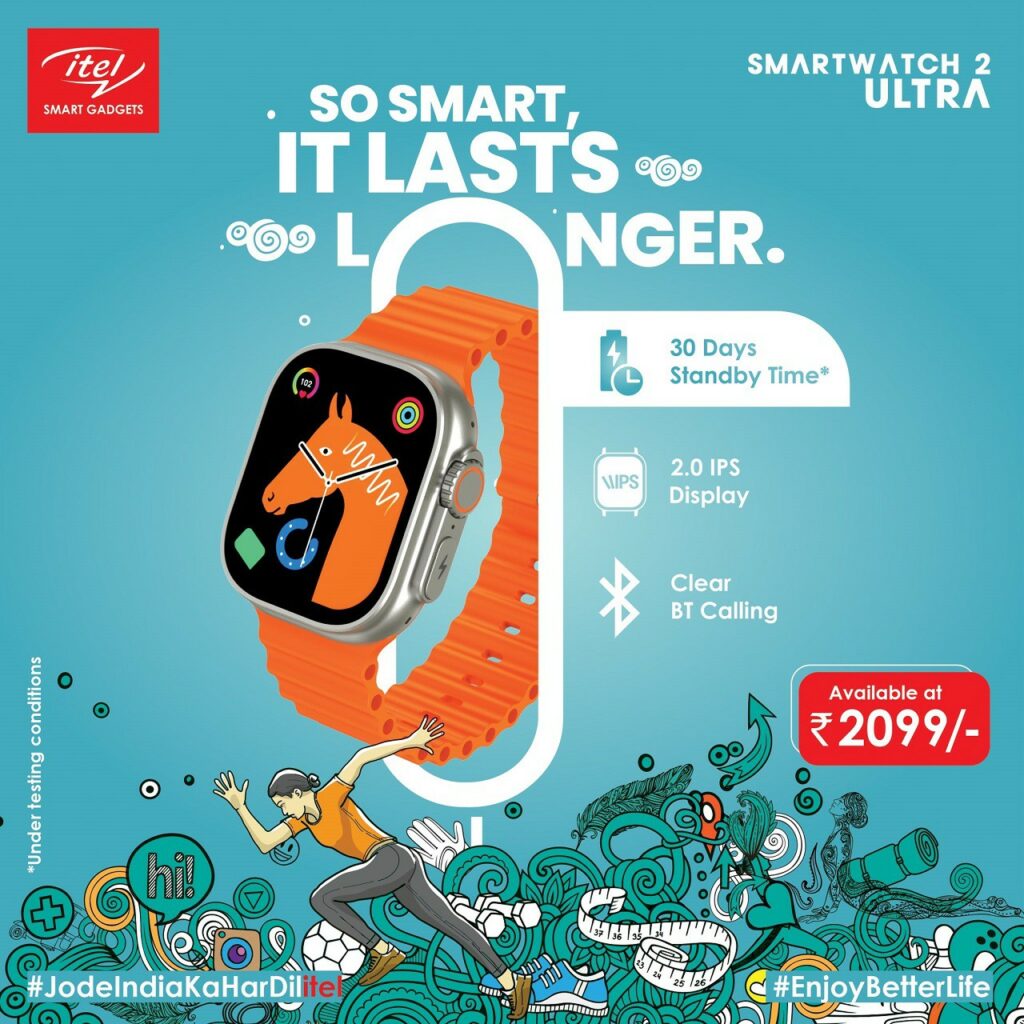itel Launches Smartwatch 2 Ultra with Bluetooth Calling and SpO2 Monitoring | DroidAfrica