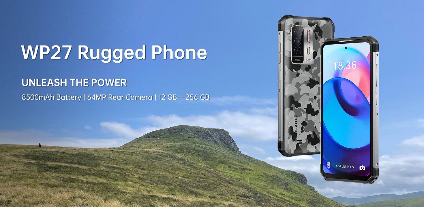 Oukitel WP27 Rugged Smartphone with 6.8-inch Display, 12GB RAM, 256GB ROM, and 8500mAh Battery Launched | DroidAfrica