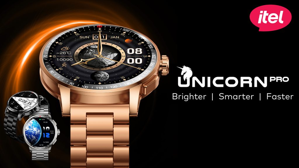 itel Launches Feature-Packed Unicorn Pro Smartwatch in India itel Unicorn Pro smartwatch
