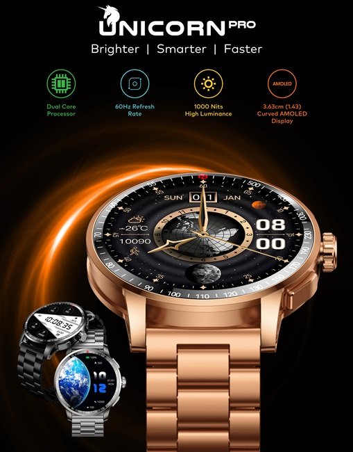 itel Launches Feature-Packed Unicorn Pro Smartwatch in India itel Unicorn Pro