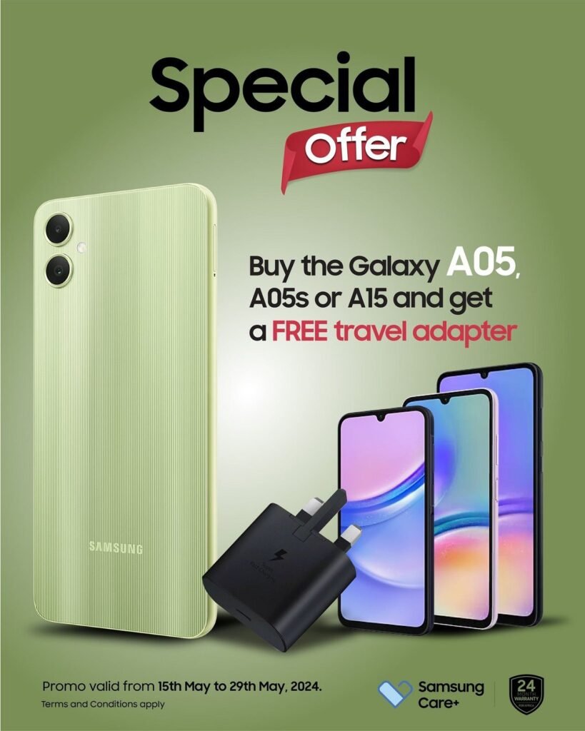 Samsung Offers Free Travel Adapter with Purchase of Galaxy A05, A05s, and A15 in Nigeria Samsung Offers Free Travel Adapter with Purchase of Galaxy A05 A05s and A15 in Nigeria