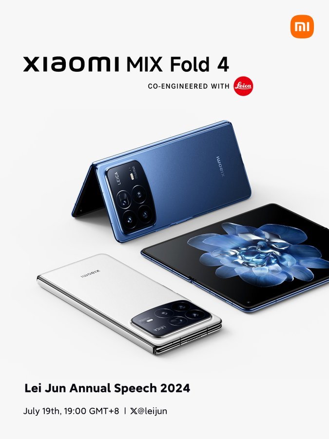 Mark Your Calendars! Xiaomi MIX Fold 4 Foldable Phone Launches July 19th GSk00t6bIAA2c1h