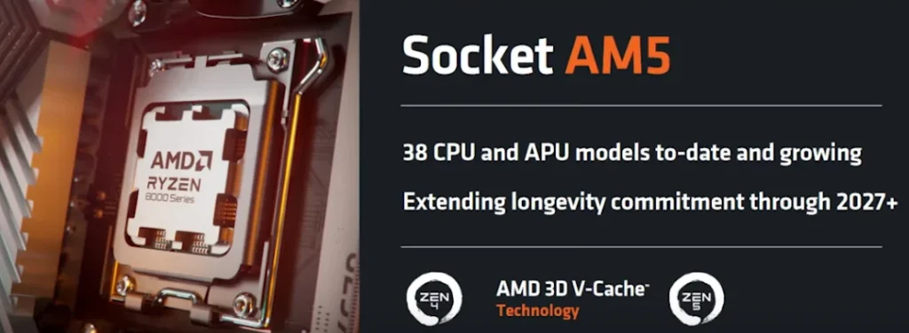 AMD Extends AM5 Platform Support Until 2027 (Ryzen 9000 Ready) amd extends am5 commitment to 2027 and beyond v0 6bcfk3s7x94d1