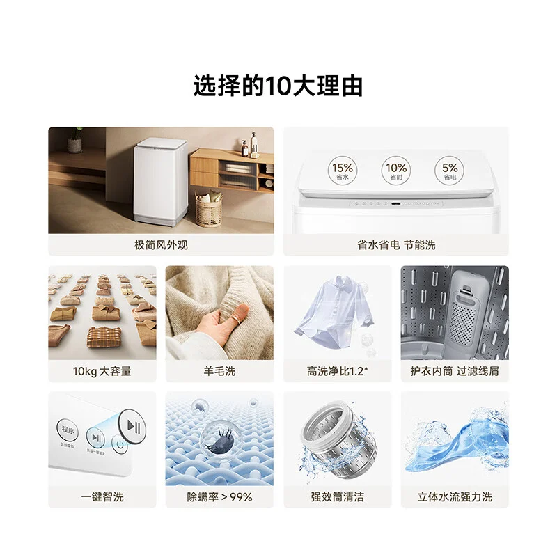 Xiaomi Introduces Mijia Washing Machine with 10kg Capacity and Smart Weighing Technology Xiaomi Mijia Super Clean Washing Machine 1