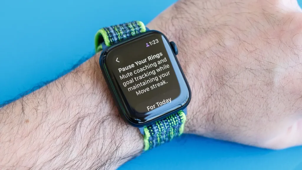 watchOS 11:How to Pause Activity Rings on Your Apple Watch 6