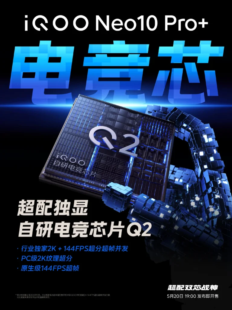 iQOO Neo 10 Pro+ becomes First neo series with Confirmed 2K Resolution Display Specifications. 5