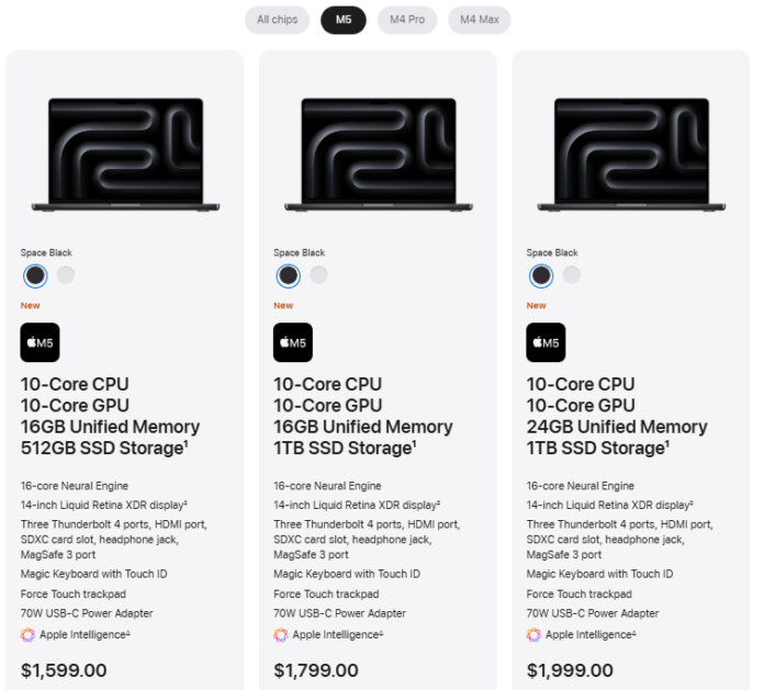 Apple’s new 14-inch MacBook Pro M5, 24-hour battery life Screenshot 2025 10 15 204059 696x629 1